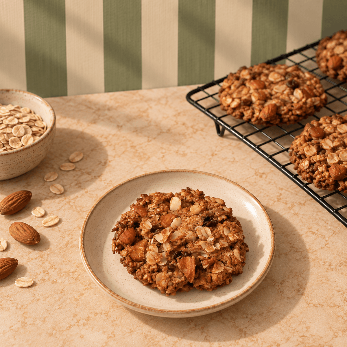 Oats & Almond cookies
