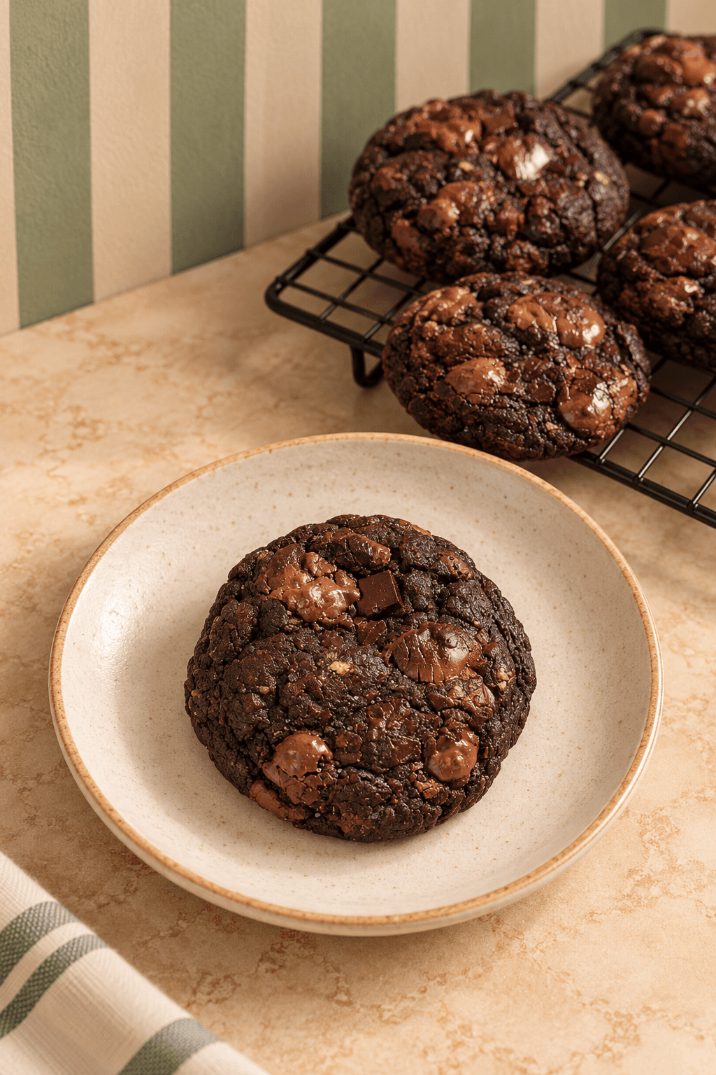 Double chocolate cookie